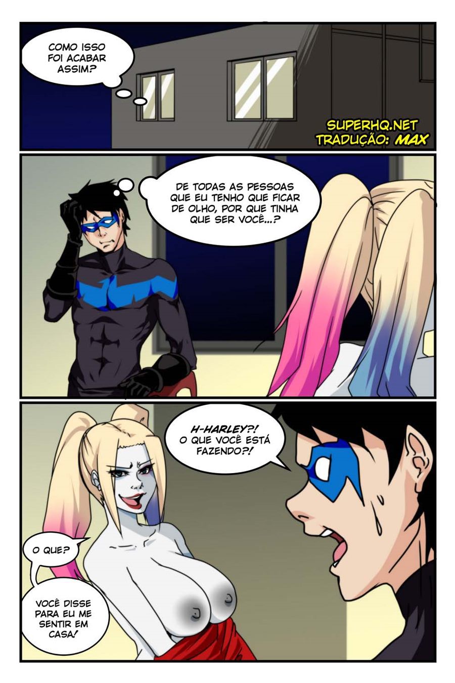 Harley Quinn Anime Sex Cartoon - Dick Harley Quinn - Quadrinhos De Sexo - Quadrinhos PornÃ´ ...
