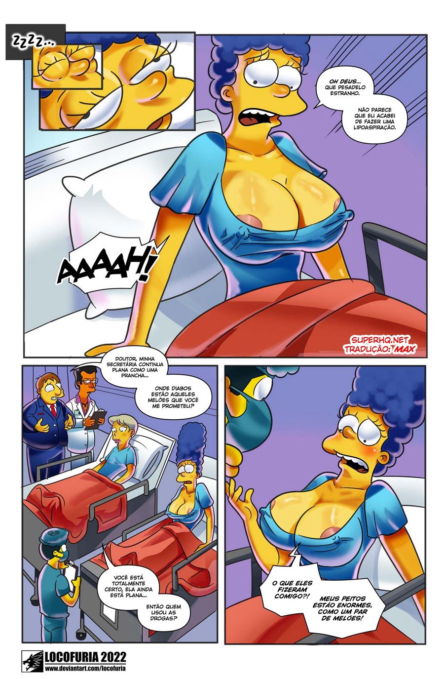 900px x 1375px - Simpsons, Big Breasts - Simpsons PornÃ´ - Quadrinhos de Sexo